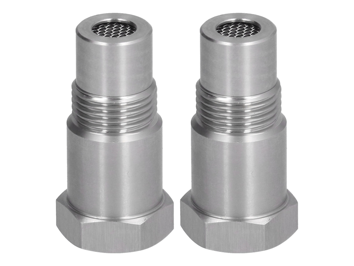 2pçs Adaptador De Sensor De Oxigênio Com Filtro Plug Welding Auxiliar Do Motor Peças Automotivas M18x1.5