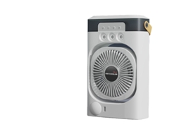 Laxiscreed Ventilador De Ar Frio Com Névoa Recarregável Para Escritório, Dormitório E Mesa