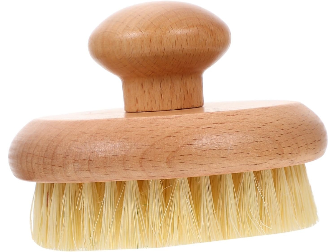 Escova Esfoliante Para Banho E Corpo, Cabo Curto, Escova De Limpeza Esfoliante Para Pele Sensível, Uso Diário, Corpo