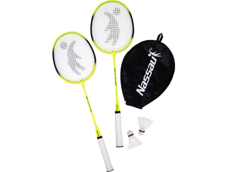 Conjunto de badminton Nassau Neon para 2 jogadores
