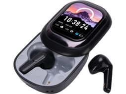 Fones De Ouvido Bluetooth Jectse Com Estojo Carregamento Tela Inteligente, Cancelamento De Ruído, Fones De Ouvido Sem