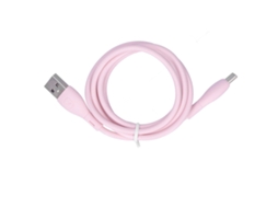 Cabo de Dados Silicone Macaron Rosa LAXISCREED