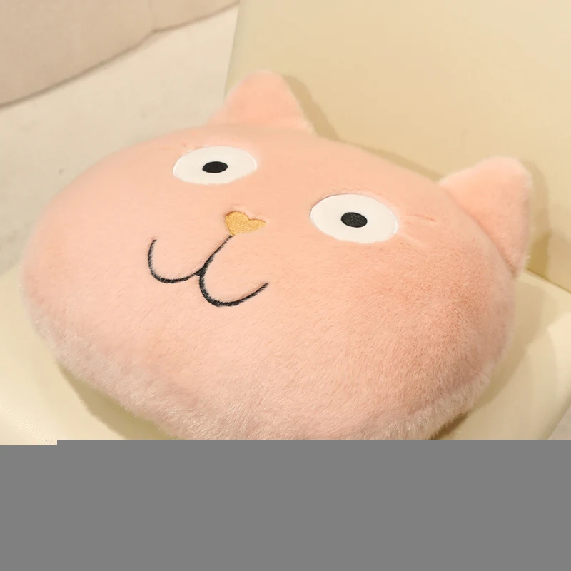 Almofada para Adultos, Almofada de Assento, Almofada de Encosto, Gato MDUG (rosa 40cm)