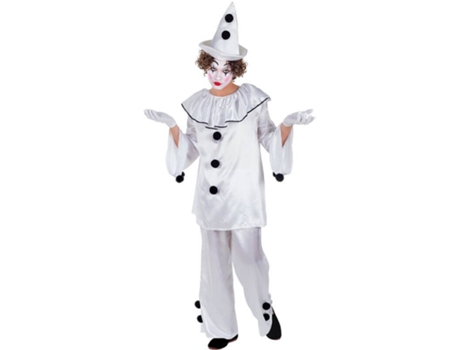 Fato de Homem Palhacinho Pierrot