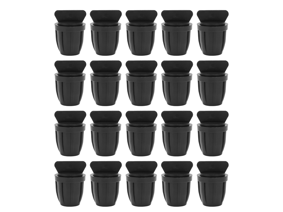 Plug com Trava LAXISCREED para Tubos de Irrigação Gotejante 8/11 20pcs