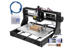 Cnc Router Gravador, Motor De 10000 Rpm, Grande Área De Trabalho De 11,8x7,1, Construção Durável De Alumínio,3018 Pro Básico