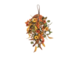 Véu De Flores Artificiais Laxiscreed Para Decoração De Portas E Casamentos No Outono, Pacote Com 10 Unidades