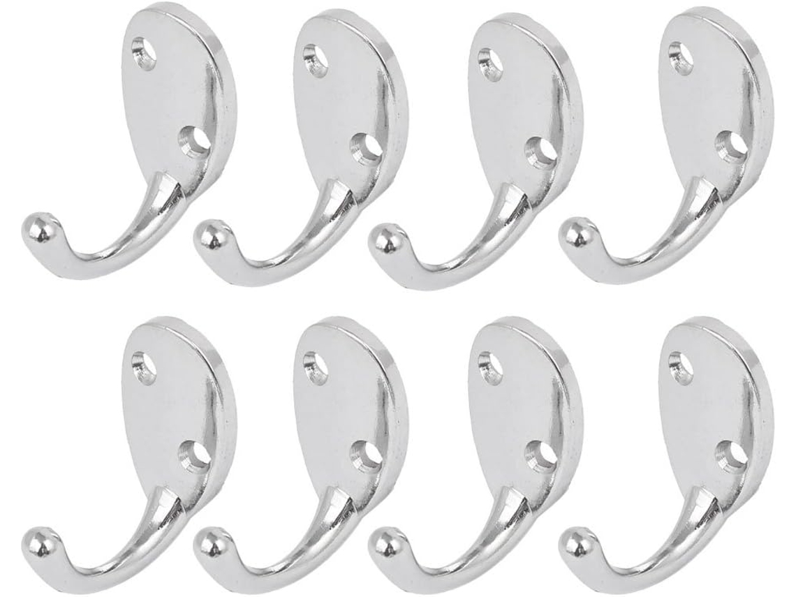 Conjunto de 4 ganchos para banheiro em aço inox, 66 mm CHABERLU
