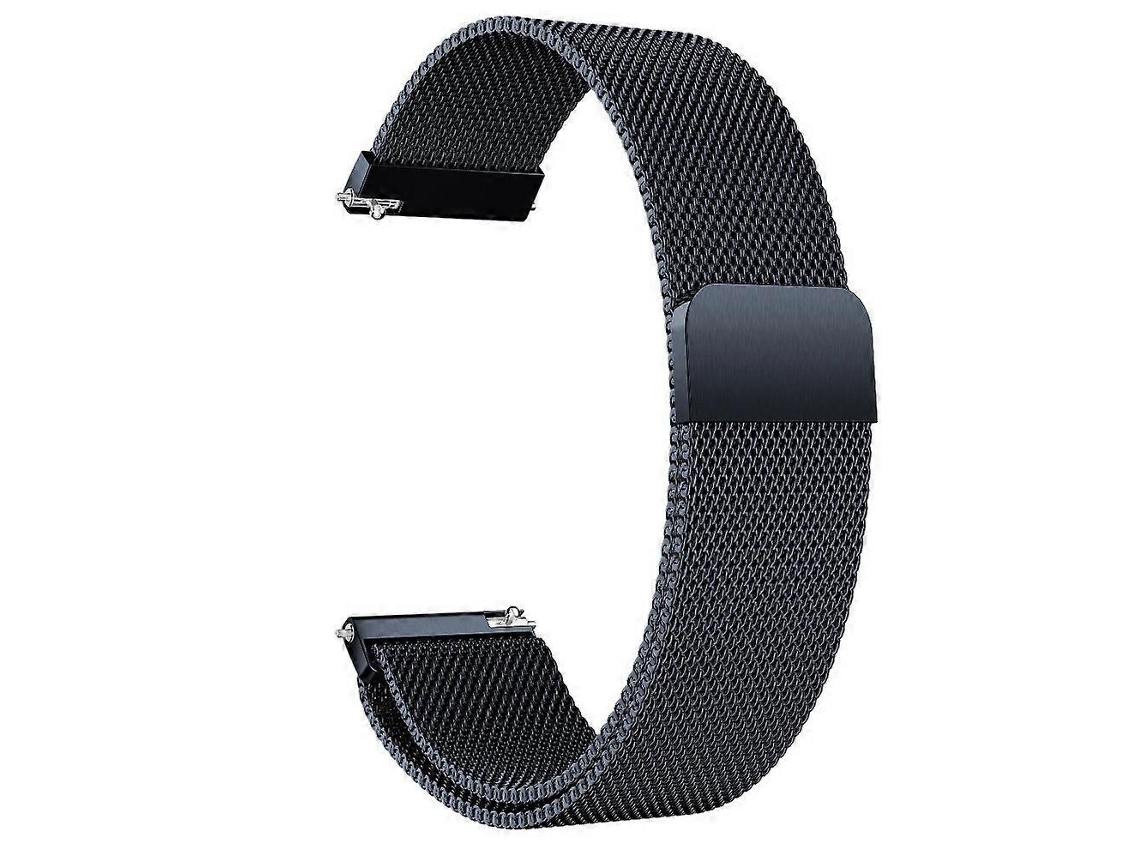 Pulseira Milanese Em Aço Inoxidável Para Huawei Watch 3 / 3 Pro (preta)