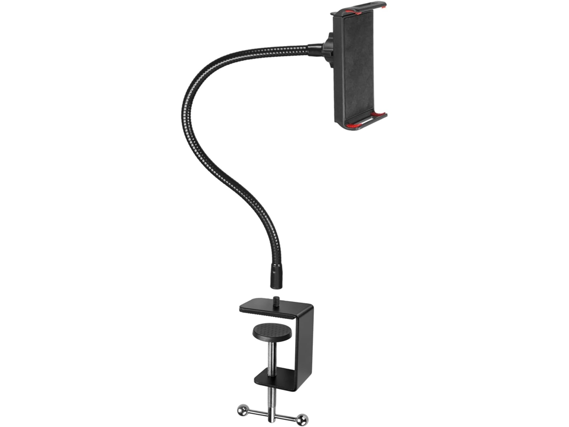 Suporte de Celular Ajustável e Flexível com Base Metálica Antiderrapante. SFUSHOS