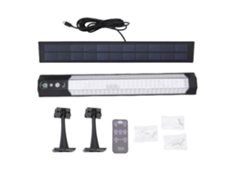 Luzes Solares Impermeáveis Laxiscreed Ip65 Com Controlo Remoto Para Exteriores