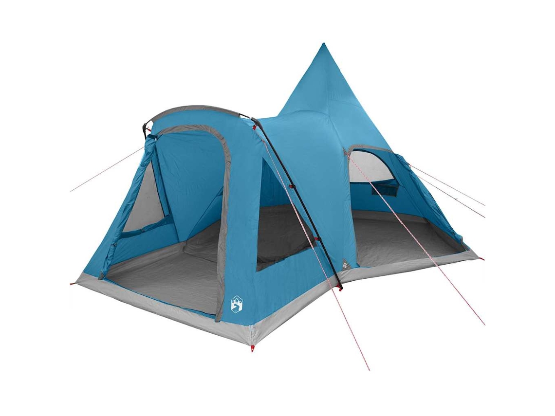 Tenda Teepee Vidaxl Azul Tafetá (545 X 450 X 295 Cm)