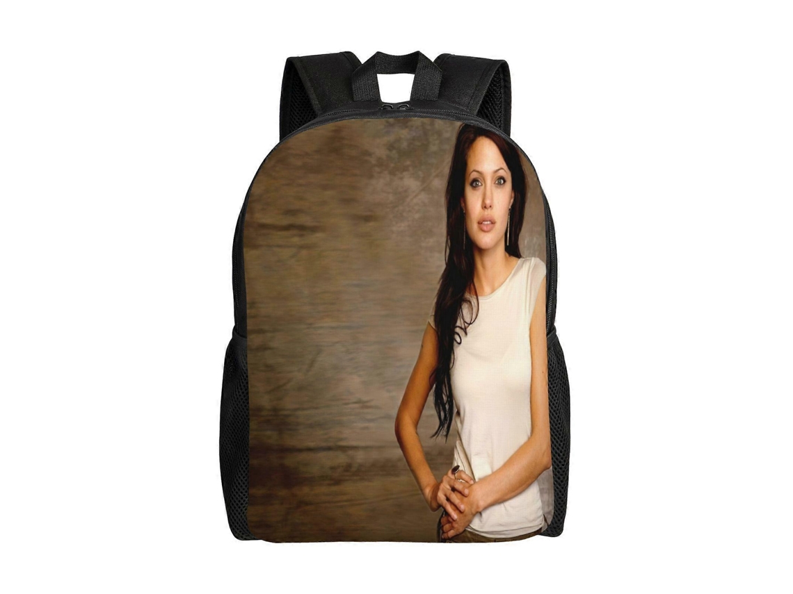 Mochila Angelina Jolie F123 Para Escola E Trabalho, Leve E À Prova Dágua, Mochila Estilosa Para Estudantes E Adultos D123 Olysi Shop