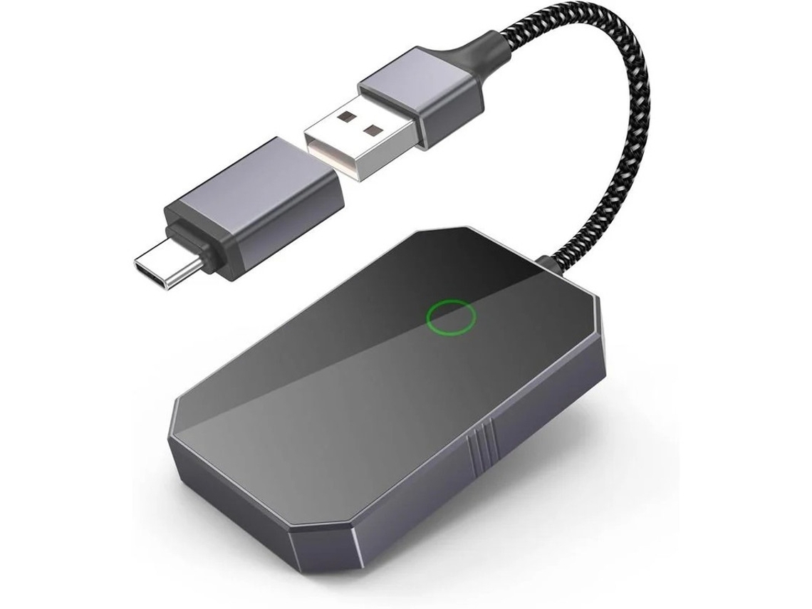 Adaptador Carplay Inalámbrico Para Carplay Android Auto, Plug And Play