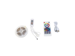Fita de Luz Rgb Wifi 5v Usb Controle App Tuya Smart Música Ambiente Desktop Tv | S/MARCA