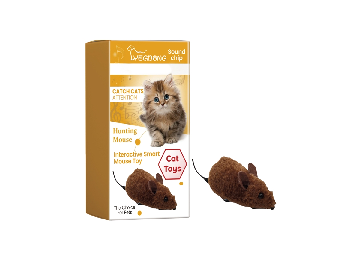Brinquedo Interativo Pet para Gatos e Cães com Rato LAXISCREED