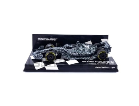 Carro de Coleção em Miniatura Minichamps 1/43 Alfa-Romeo C42 Testing Barcelona 2022 Verde / Branco 417229977 ALFA ROMEO