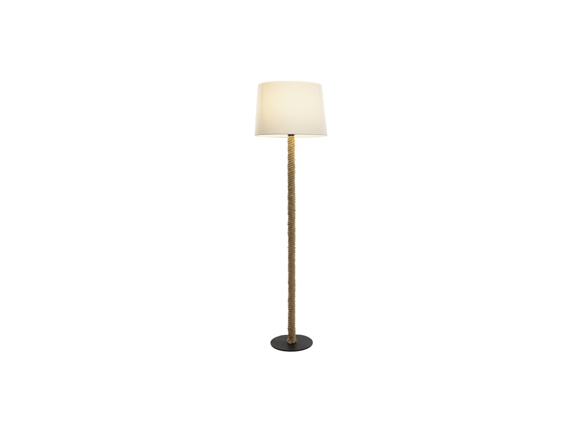 Luminária de Chão Metálica com Corda, 42x42x151cm ALEXANDRA HOUSE LIVING