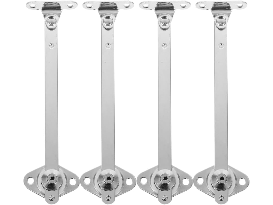 Conjunto De 4 Dobradiças Aço Inoxidável 6 Polegadas Para Portas