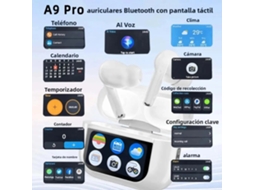 Fones de Ouvido Sem Fio Bluetooth Recém configurados com Tela Lcd Colorida, Cancelamento de Ruído Ativo e Bateria de Longa Duração. MDUG
