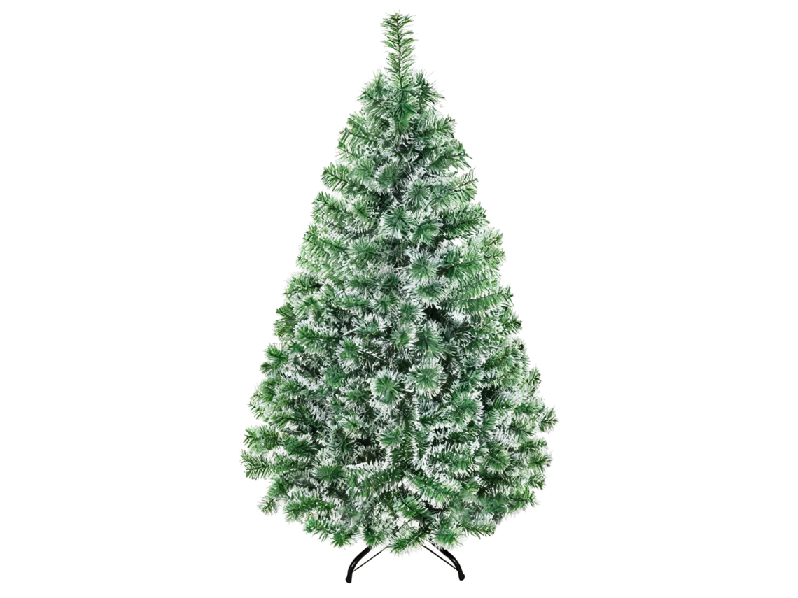 Árvore De Natal Artificial Com 416 Ramos De Pet E Base De Metal, Ø75x150 Cm, Verde