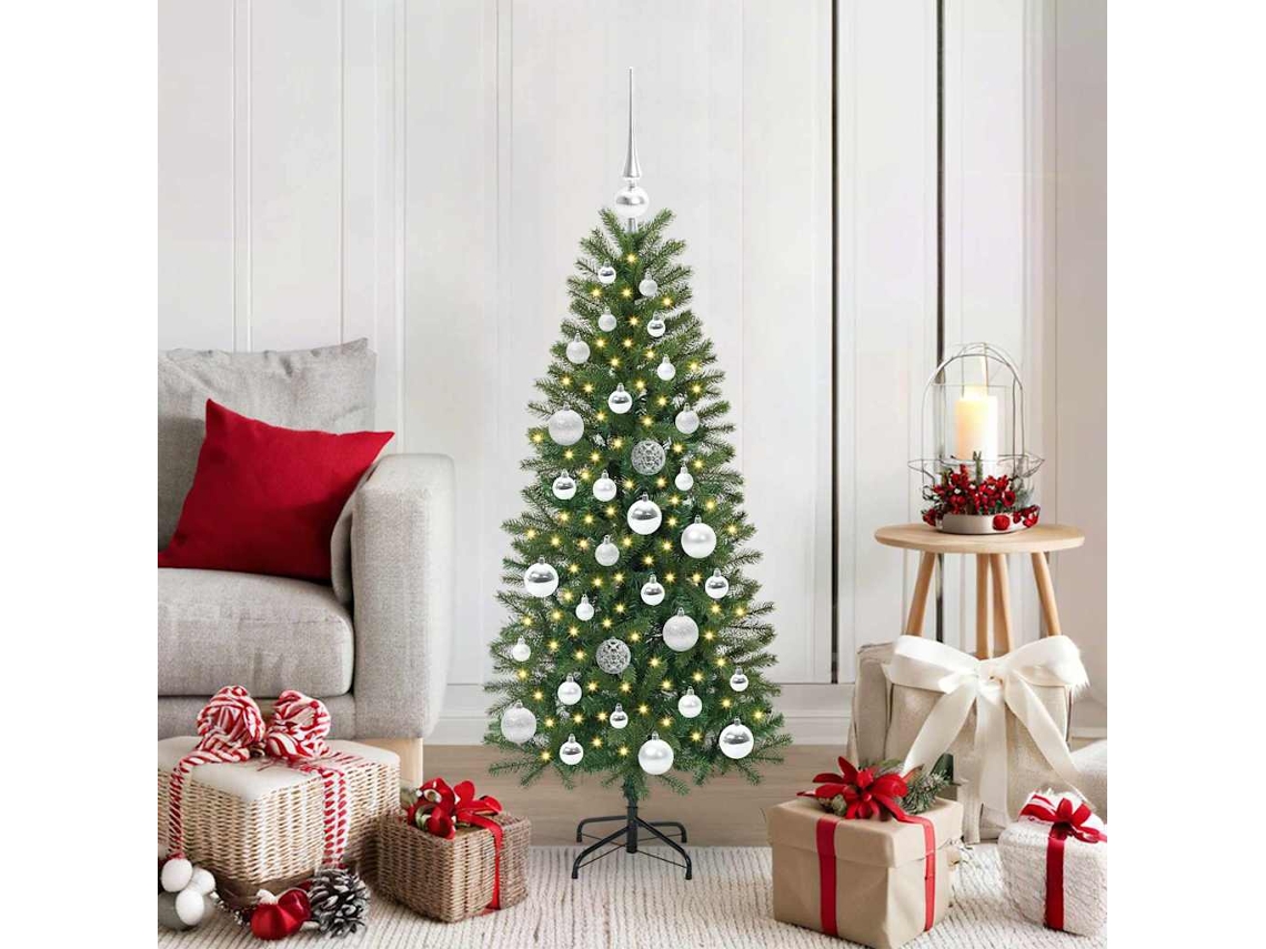 Vidaxl Árvore De Natal Artificial Verde 120 Cm Pe E Pvc