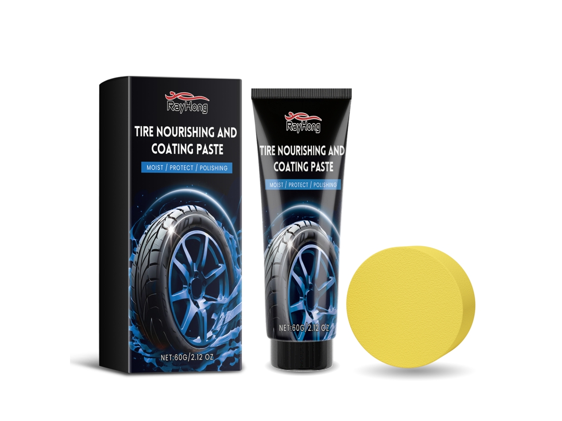 Creme de Renovação RAYHONG para Pneus, Limpeza e Proteção Simplificada