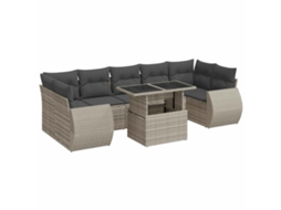 Garden Sofa Set, Garden Sofa Sets Vidaxl Cinzeto Rattan / Vime (n/a)
