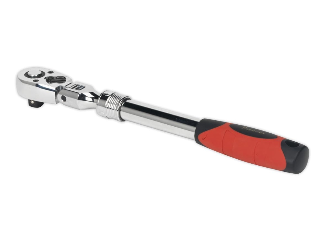 Chave De Catraca Com Cabeça Flexível, Encaixe Quadrado De 1/2" Extensível