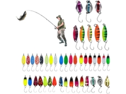 Giratórias Com Anzol Único, Iscas De Pesca Com Glitter De , Iscas De Pesca Com Forte Atração Para Gokoco