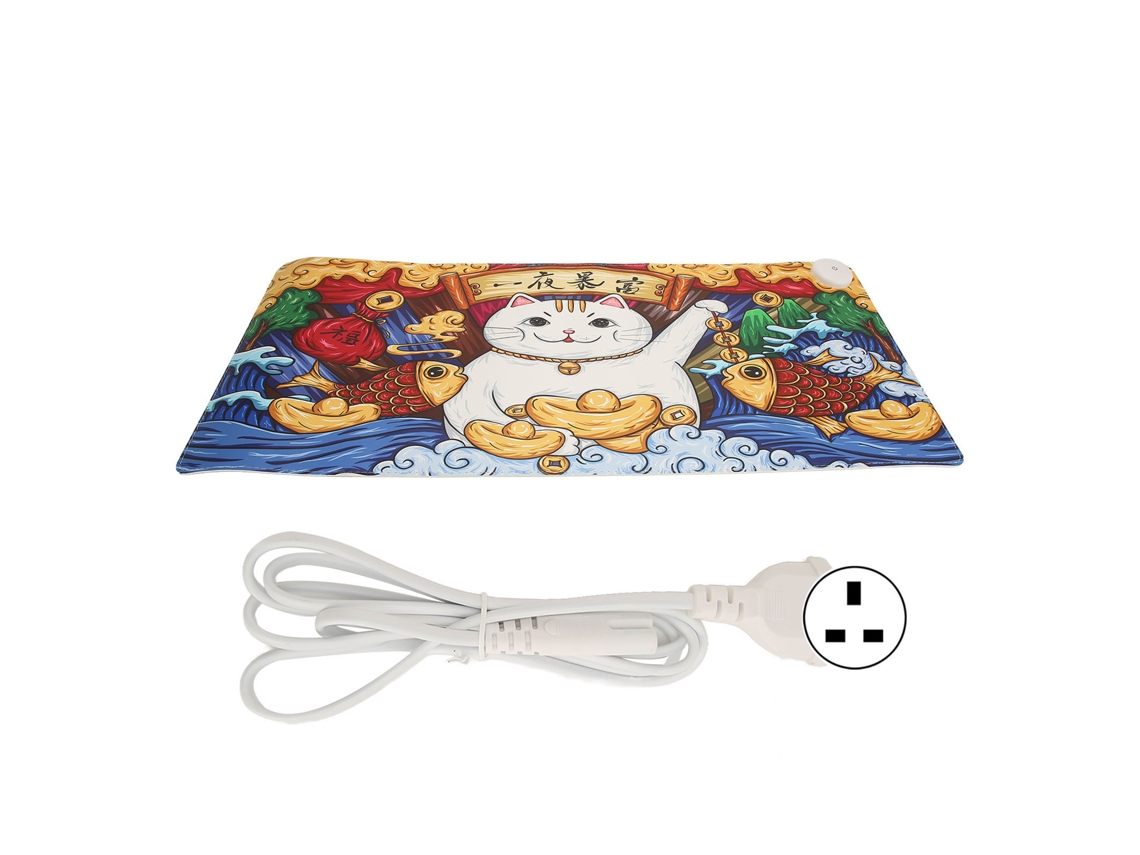 Aetheria mouse Pad Aquecido 31.5x13.0in 3 Níveis de Temperatura Tapete de Mesa para Games e Escritório
