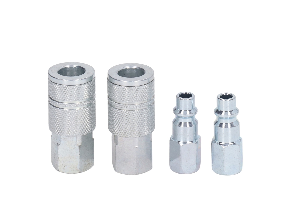 Kit De Conectores De Ar Laxiscreed Com Encaixe Rápido Para Tubo De 3/8" Npt