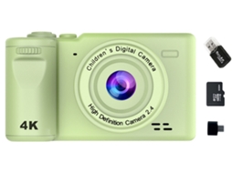 Câmera digital CCD de lente dupla YUNZII (verde)