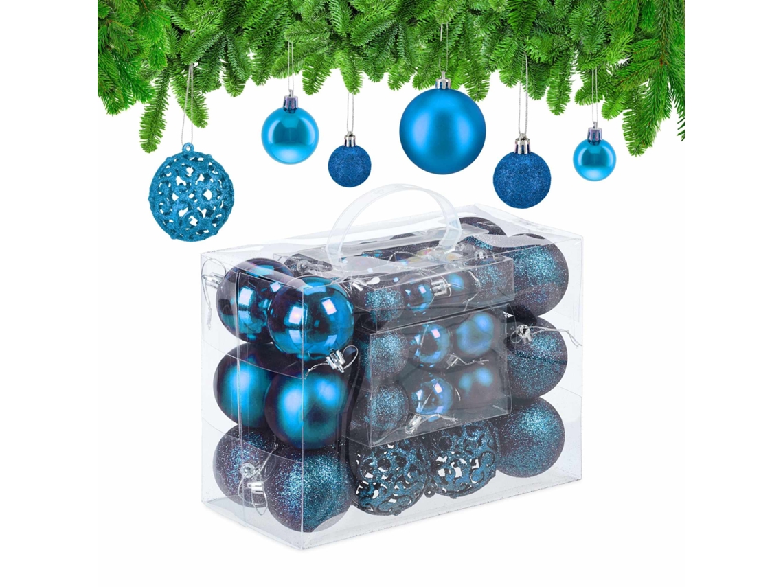 Bolas De Natal Para Árvore, Conjunto Com 50 Peças