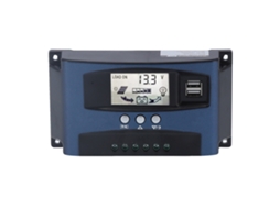 Controlador De Carga Solar Mppt Com Lcd, Regulador De Descarga 12v‑24v 30a
