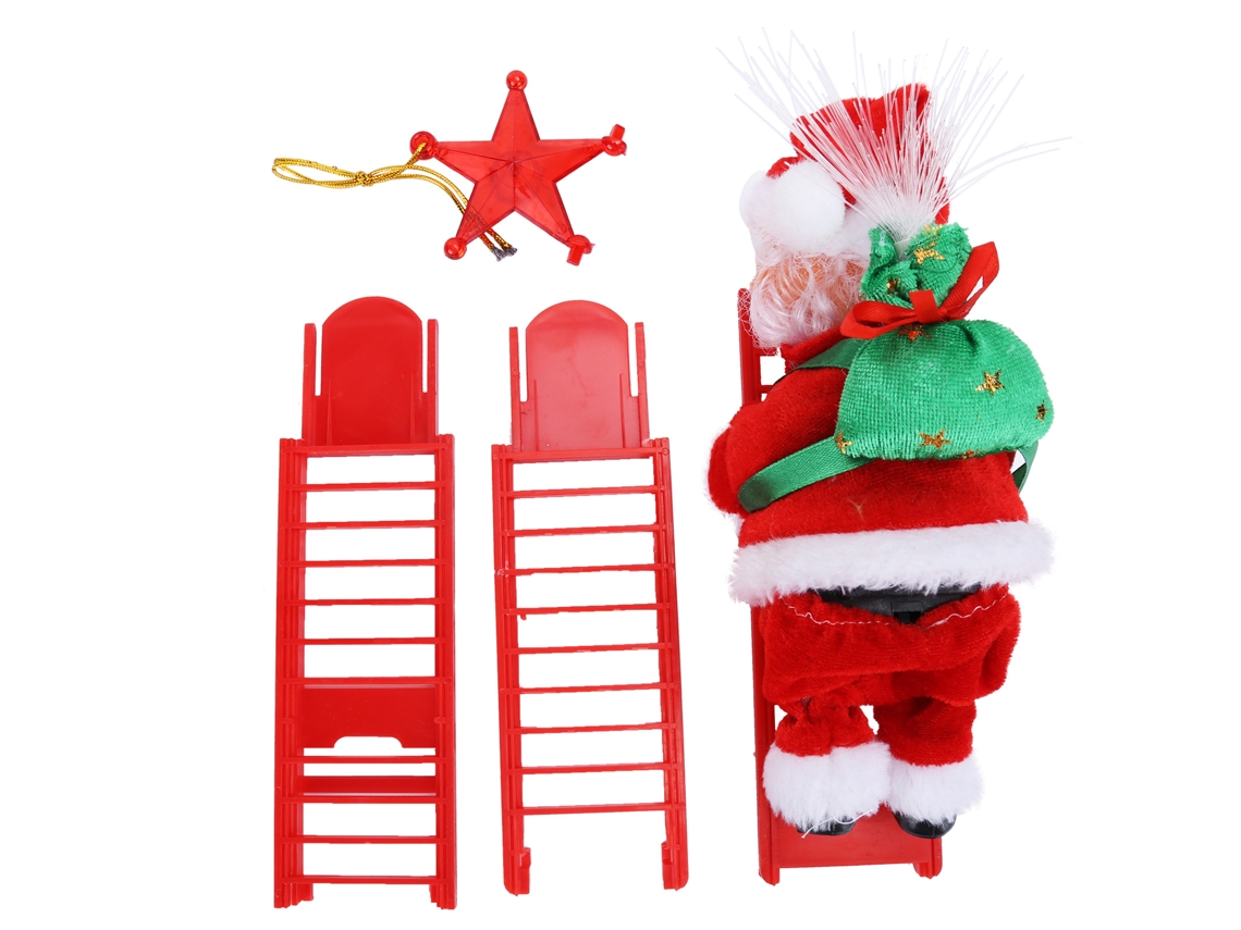 Boneca De Natal Laxiscreed Com Pai Natal, Escada E Decorações, Ideal Para Casa E Presentes Infantis