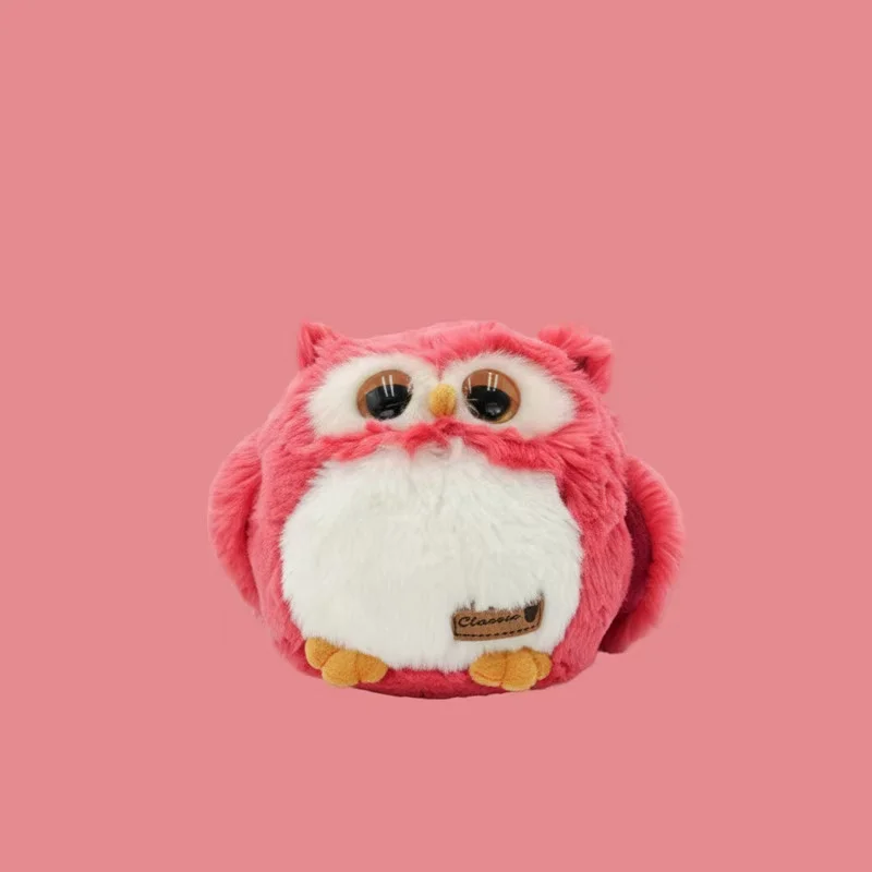 Coruja de Pelúcia Boneco de Pássaro Animal Fofo MDUG (estilo 4, 11 Cm)