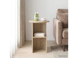 Vidaxl Mesa Lateral Carvalho Sonoma Ø 39,5 X 55 Cm