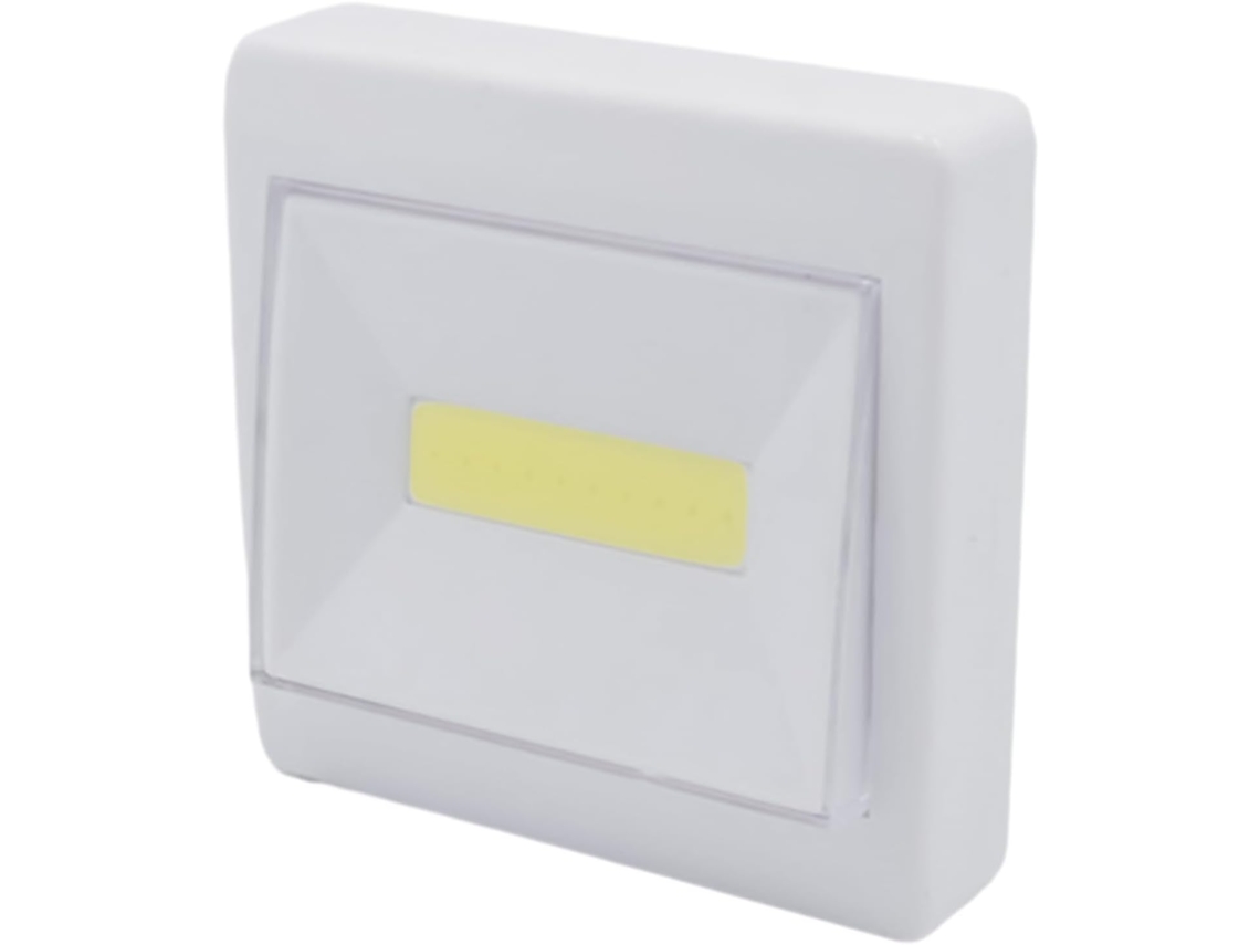 Cob Interruptor De Parede Led Sem Fio, Alimentado Por Bateria, Para Armários, Corredores, Camping, Galpões, Garagens E