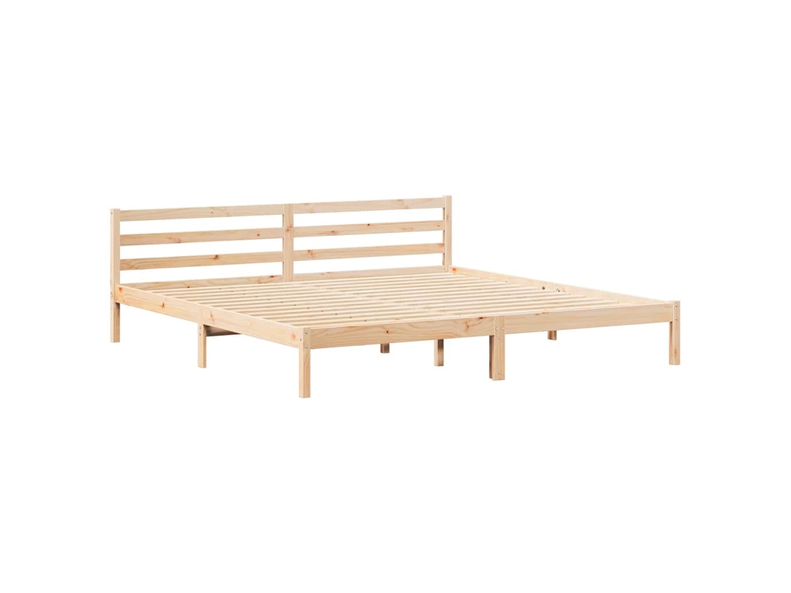 Estrutura da Cama Castanho 225,5 X 185,5 X 69,5 Cm MAISON EXCLUSIVE