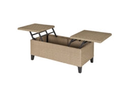 Suporte Tv Até 65 Polegadas 150×40×56cm, 2 Portas E Base Em Aço Amarelo Preto