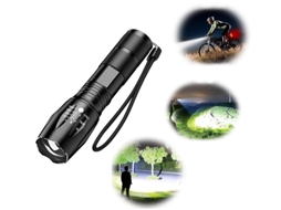 Lanterna Recarregável Lanterna Led de Luz Forte Especial Lanterna Tática Preta BISBISOUS VIGA EUROPE