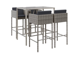 Garden Bar Set, Garden Bar Sets Vidaxl Cinzeto Rattan / Vime (n/a)