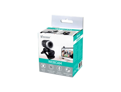 Webcam Com Microfone Vga 
