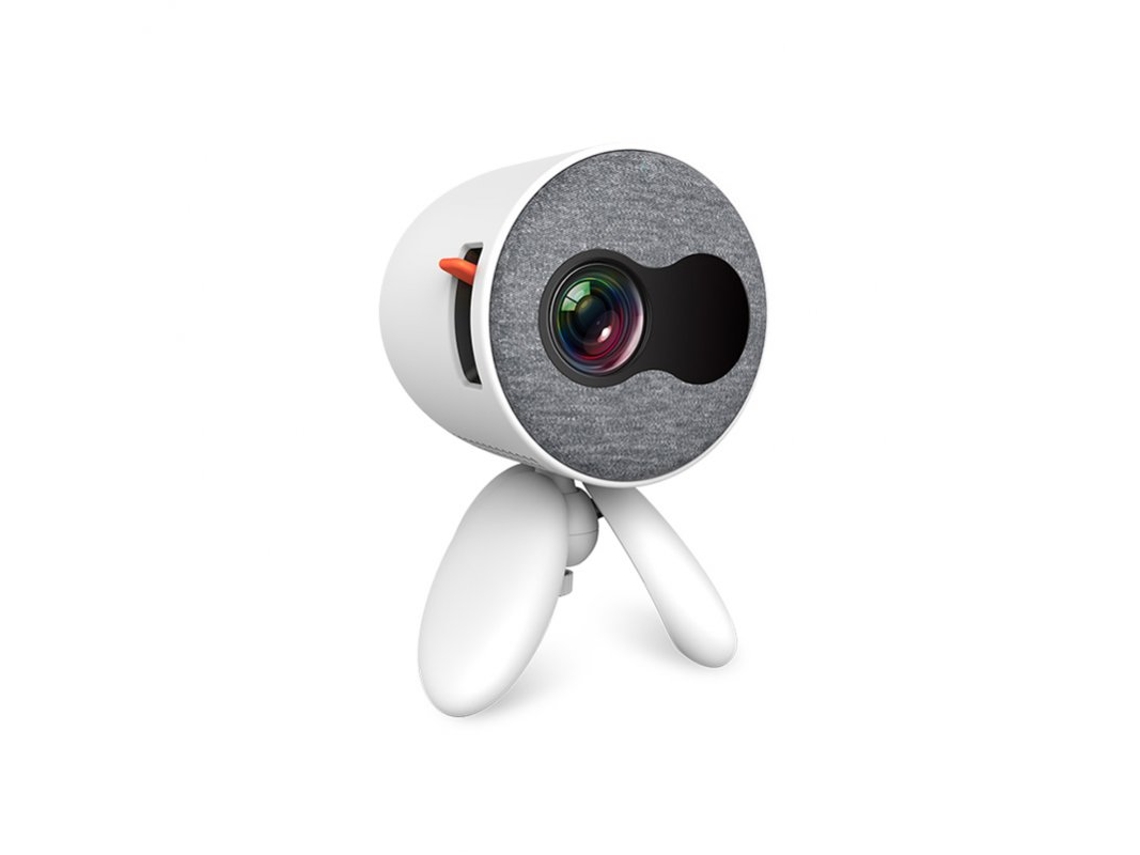 Projetor Infantil 1080P Led de Alta Definição Portátil Branco au Plug