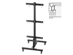 Conjunto De Suportes E Estantes Para Discos De Ginásio Até 454kg Tekmaquinas