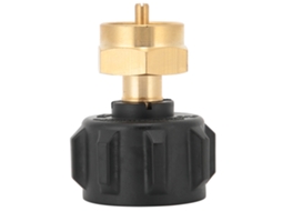 HYMNORA Adaptador universal de recarga de propano de 20 lb (Qcc1 para 1 lb) com válvula reguladora descartável