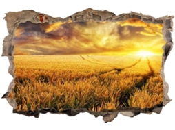 Adesivos Muraux Nature Of Cereal Fields Adesivo Mural Para Salão De Beleza Quarto Cozinha Escritório Adulto Criança 50x70cm