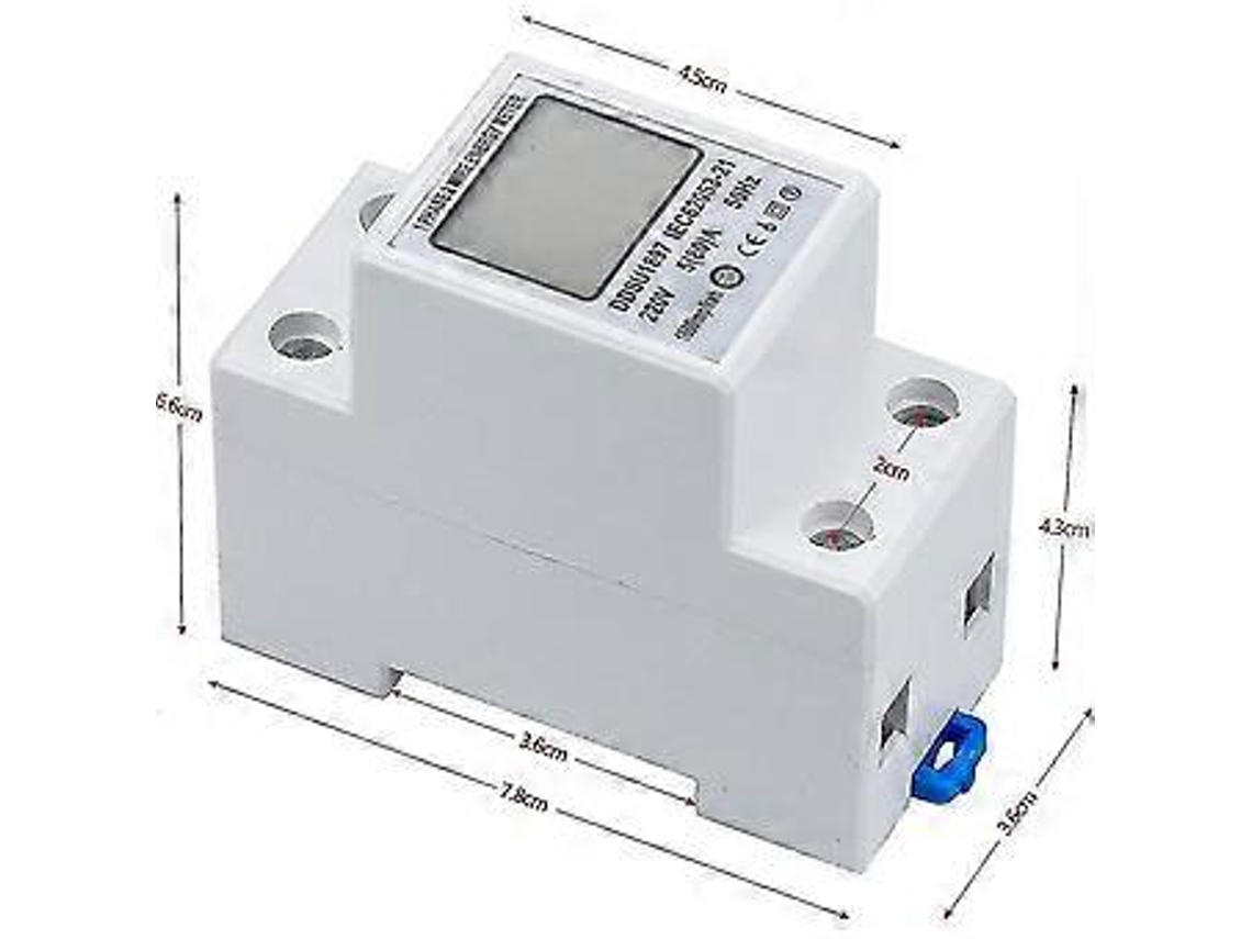 Medidor De Eletricidade Digital Lcd Medidor De Ca Medidor De Kwh De Trilho Din 5 A Medidor De Eletricidade De Trilho Din Brilvibera (80)
