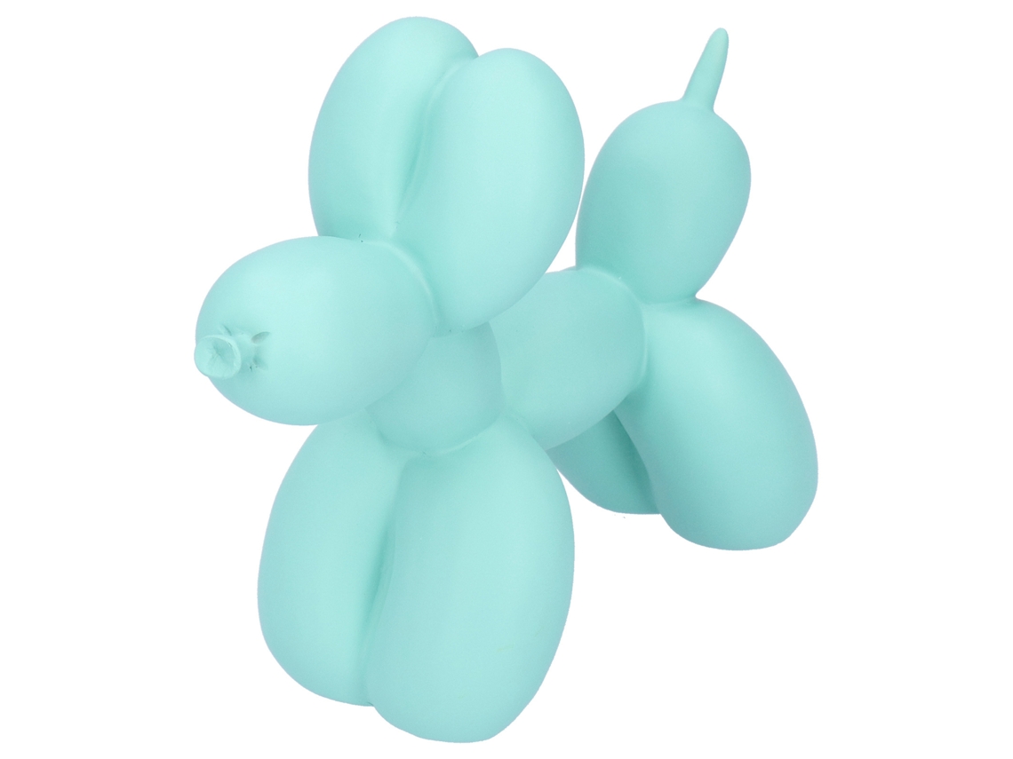 Decoração Estátua Cão Balão Sala de Estar Cor Verde